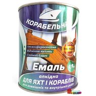 Эмаль ПФ-115 0,9 кг черная, ТМ КОРАБЕЛЬНА
