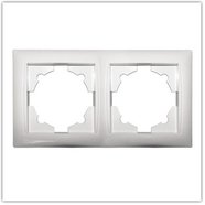 Рамка 2-я горизонт біла PRIMERA 3022, LUXEL