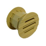 Решетка вентиляционная DOSPEL RD 40 beige (007-0697)  (круглая)