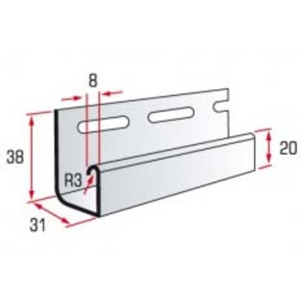 J-trim     (фисташковая)3,66м TMKANADA Плюс