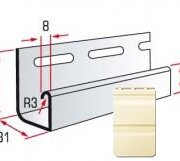 J-trim планка имбирь 3,66 ТМ FLEX