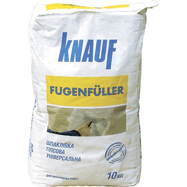 Шпатлівка для швів Fugenfuller Knauf універсальна 10 кг, Knauf