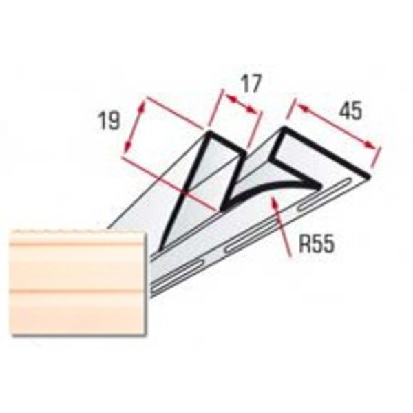 Внутренний угол (розовый)3,05м.TMAlta-Siding