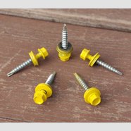 Саморіз покрівельний для дерева SDS 4,8х35 мм RAL1018 жовтий