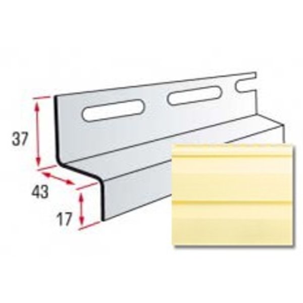 Навесная планка  (лимонная) 3,66м.TMAlta-Siding