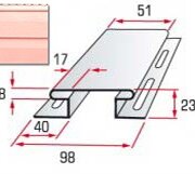 Соединитель   (земляничная)3,05мTMAltaSiding