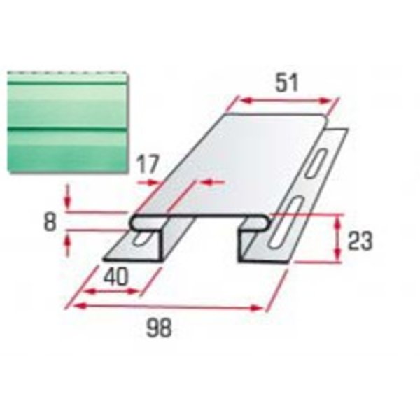 Соединитель   (оливковая)3,05 мTMAltaSiding