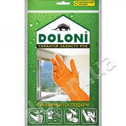 Перчатки TM DOLONI хозяйственные резиновые, размер М