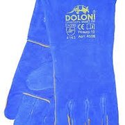 Краги сварщика с подкладкой, синие, TM DOLONI
