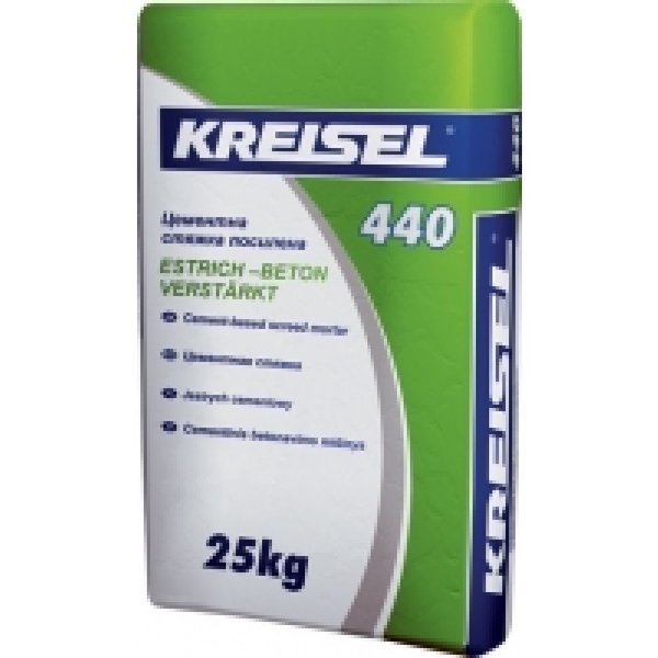 Цементная стяжка Kreisel 440 25 кг (25-45 мм)