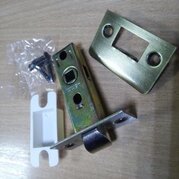 Защелка Врезная М-100 в цвете АВ старая бронза