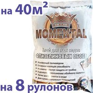 Клей для флизелиновых обоев 200 г MOMENTAL Дивоцвiт