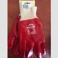 Перчатки TM DOLONI рабочие, ПВХ полный облив