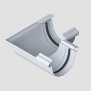 Угол желоба 90 градусов ПВХ Белый