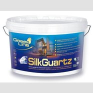 Краска-Грунт Green Line SILK GUARTZ на силиконовой основе (кварц) 15 кг