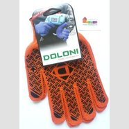 Перчатки TM DOLONI рабочие, трикотаж с ПВХ рисунком, универсал, 11 размер