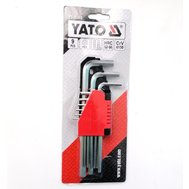 Набор Г- образных шестигранных ключей 9 штук 1.5 - 10 мм Yato