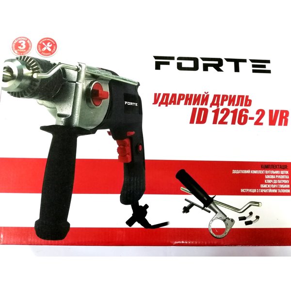 Дрель ударная  ID 1216-2 VR 1200 Вт, FORTE