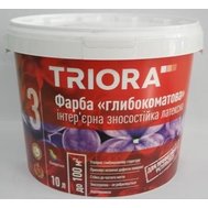 Краска интерьерная TRIORA латексная №3 глубокоматовая 10л