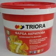 Краска интерьерная TRIORA латексная шелковиствая износостойкая 10л