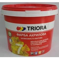 Краска интерьерная TRIORA латексная шелковиствая износостойкая 10л