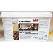 Клей для стеклотканевых и других тяжёлых обоев Aqua-Amyl Дивоцвiт 5 кг