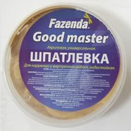 Шпаклівка акрил універсальна водостійка Good master Горіх 0,25 кг, Fazenda