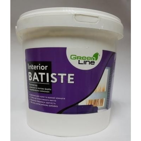 Краска интерьерная Полипласт Interior Batiste 3л латексная, модифицированная силиконом