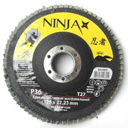 Круг шлифовальный лепестковый  NINJA 125 22,2 Р36