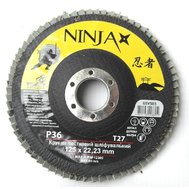 Круг шлифовальный лепестковый  NINJA 125 22,2 Р36