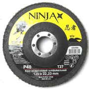 Круг шлифовальный лепестковый  NINJA 125 22,2 Р40