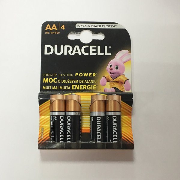 Батарейка DURACELL LR06 MN1500 1x4 шт