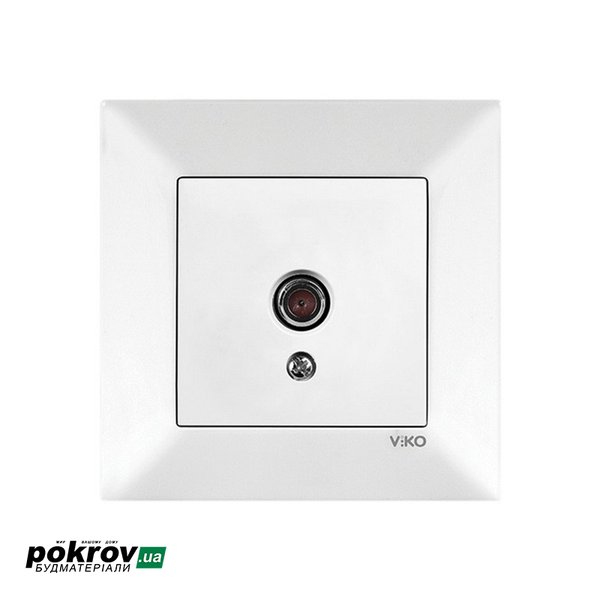 Розетка Meridian TV белая, Viko 90970010-WH