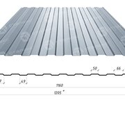 Профнастил С-6 0,50*1205*1160 Цинк (Украина(Мариуполь))
