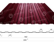 Профнастил С-6 0,50*1205*1160 РЕ (Польша)