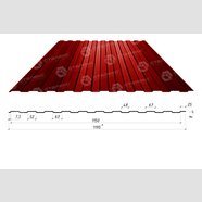 Профнастил С-8 0,45*1205*1150 РЕМА (Китай)