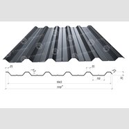 Профнастил НС-35 0,45*1100*1060 РЕМА Двухсторонний (Украина)