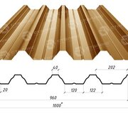 Профнастил Н-60 1,00*1020*970 Цинк (Россия)