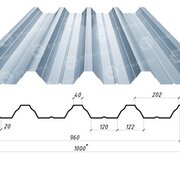 Профнастил Н-60 0,45*1020*970 РЕМА (Бельгия)