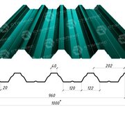 Профнастил Н-60 0,50*1020*970 РЕМА (Бельгия)
