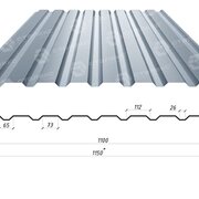 Профнастил С-20 0,45*1155*1100 Алюмоцинк (Турция)