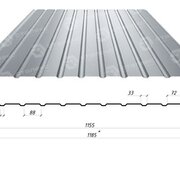 Профнастил С-12 0,50*1185*1155 Алюмоцинк (Люксембург)