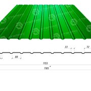 Профнастил С-12 0,55*1185*1155 РЕМА (GrandeMat)