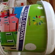 Краска резиновая белая Colorina, 12 кг