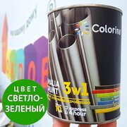 Грунт эмаль по ржавчине 3 в 1 0,75л светло-зеленая, ТМ Colorina