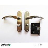 Ручка дверная на планке 50 мм под WC FZB ET-71157 SN вороток хром