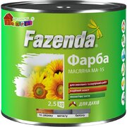 Краска масляная МА-15 Белая 2,5 кг Fazenda