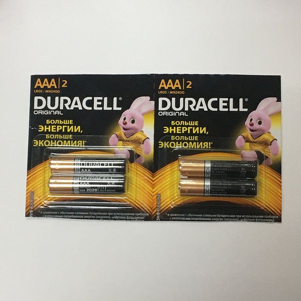 Батарейка DURACELL LR03 MN2400 (2х6 перфорация)