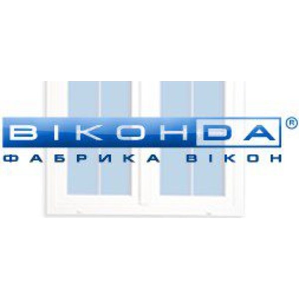 Вікно поворотно-відкидне ВІКОНDA Стандар + 60 980x380 мм открываение в верху