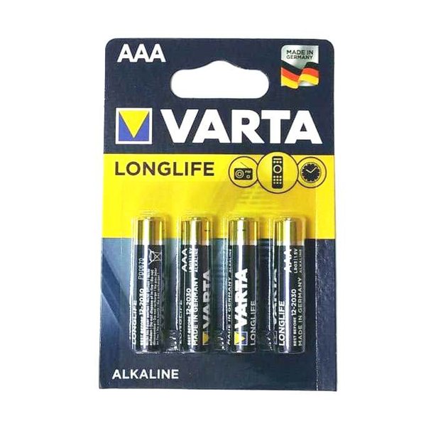 Батарейка VARTA 4103 (LR03) EXTRA LongLife 1x4 шт